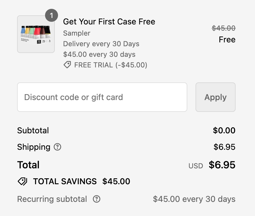 免费一箱 Soylent 代餐奶昔饮品（12 瓶装，原价 ），仅需支付运费 .95