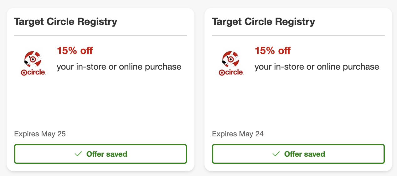 手把手教你获取 Target 超市 15% off 全店折扣券