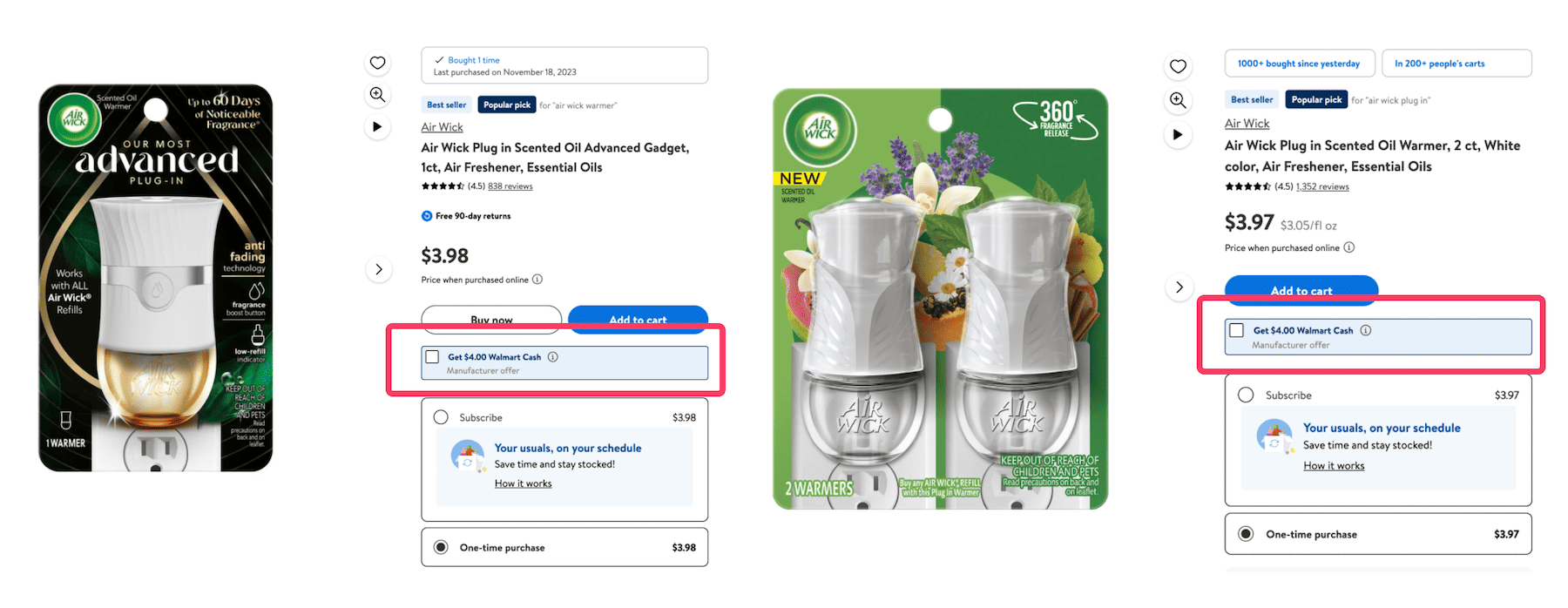 Walmart 免费 Air Wick 室内香氛免费领取【11/21 更新：又有了】