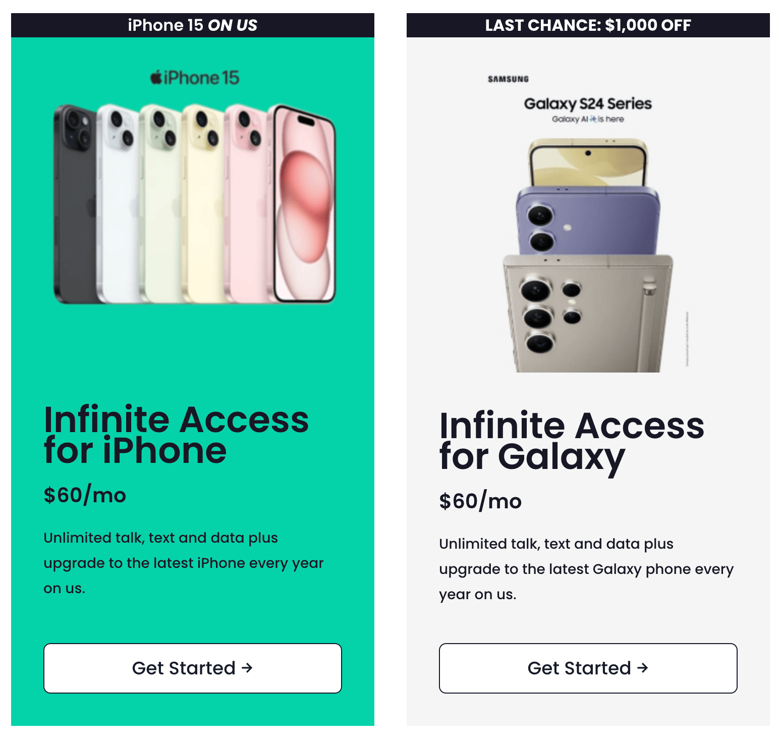 Boost Infinite 介绍：仅需 /月的 Unlimited 套餐，支持热点【2/22：免费 iPhone 15，免费 Galaxy S24+】