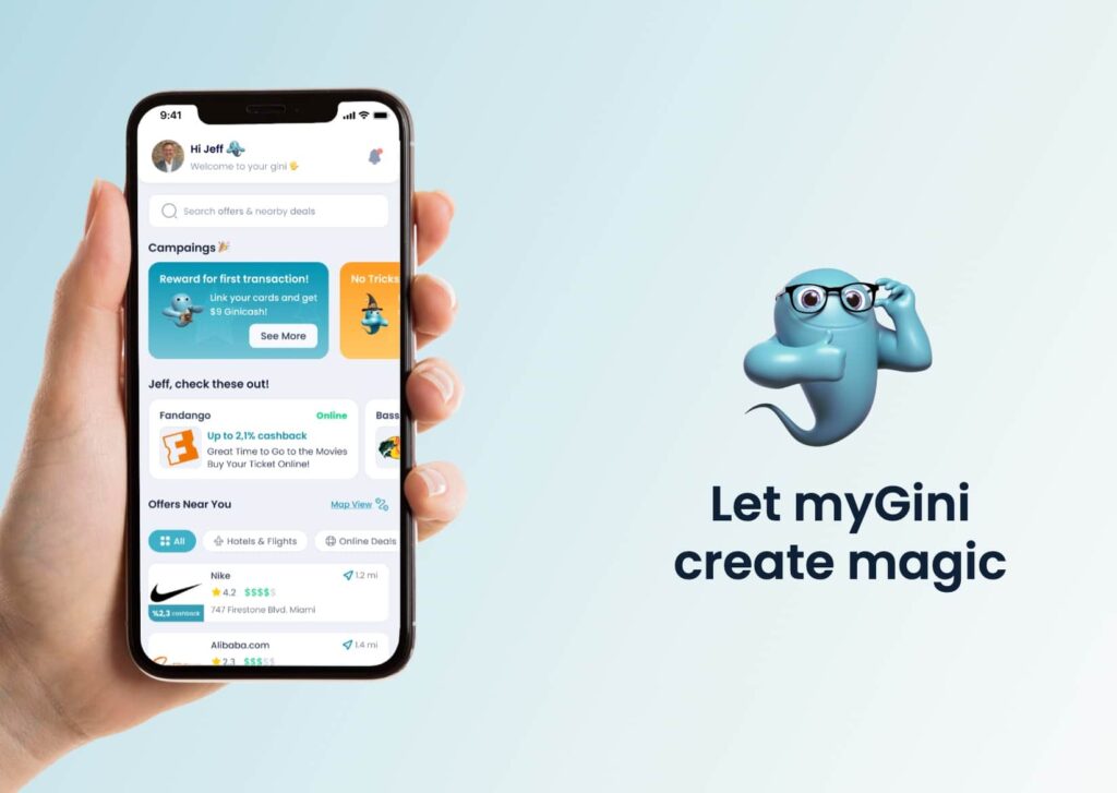 返现新秀 myGini app 介绍【超过 Dosh 碾压 Fetch，注册奖励 $9，生日奖励 $20。每笔交易再奖励 $18！】
