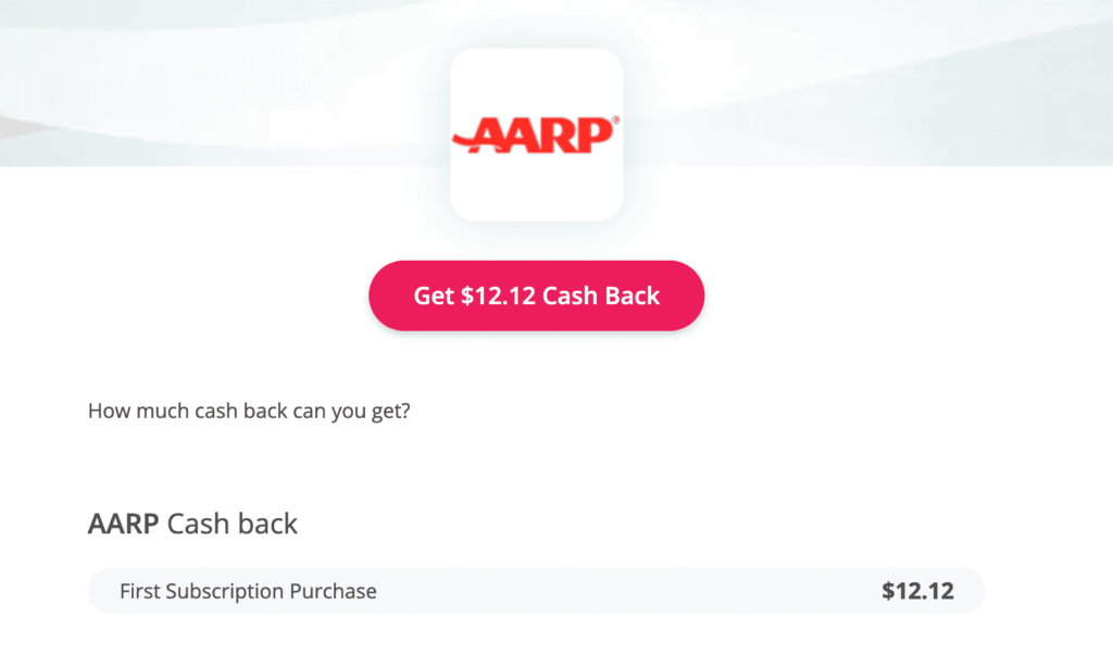 在 TopCashback 上购买 AARP 会员可倒赚 $8