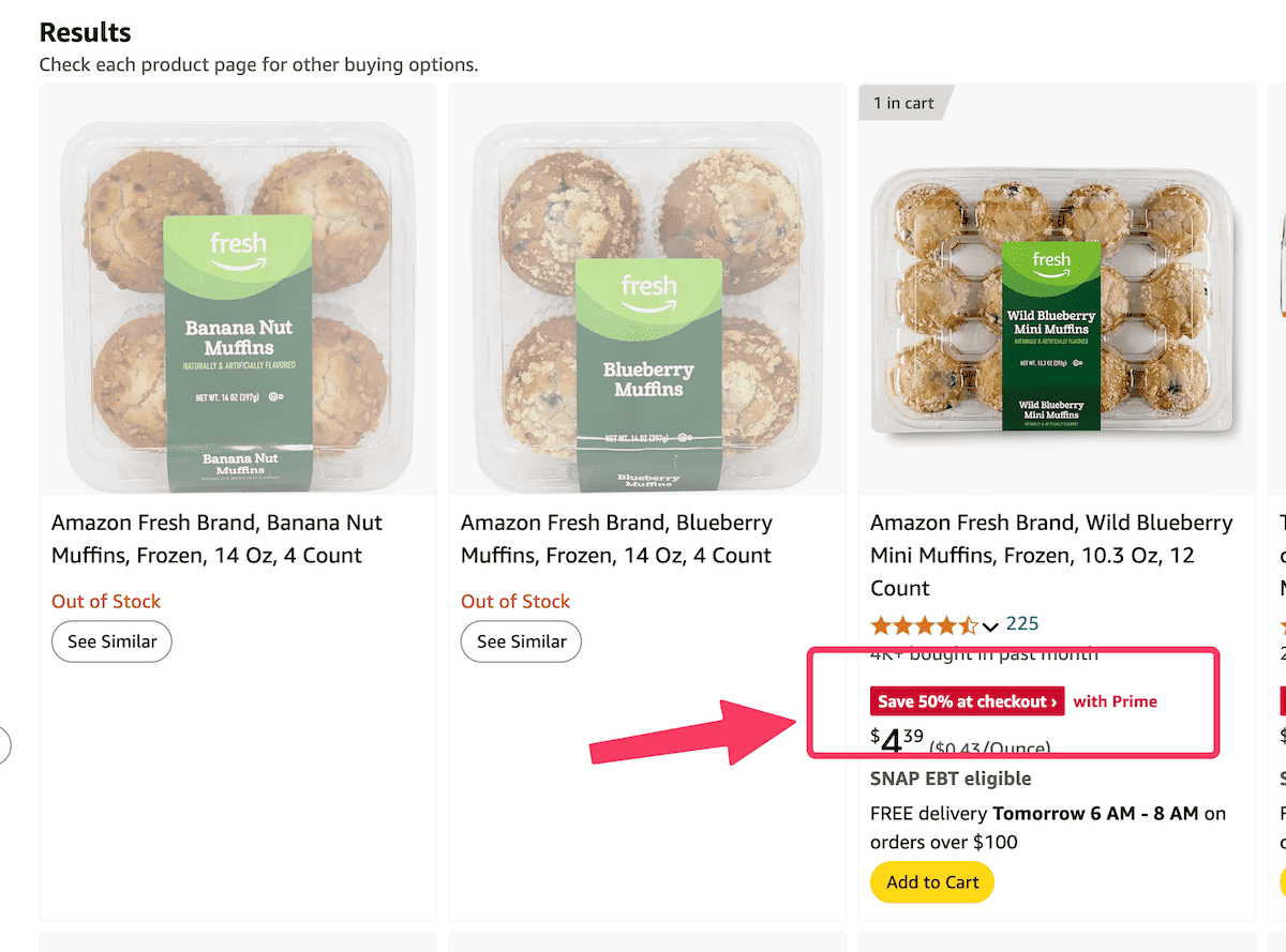Amazon Fresh 最新优惠!【7/4 更新:立减 & & 】