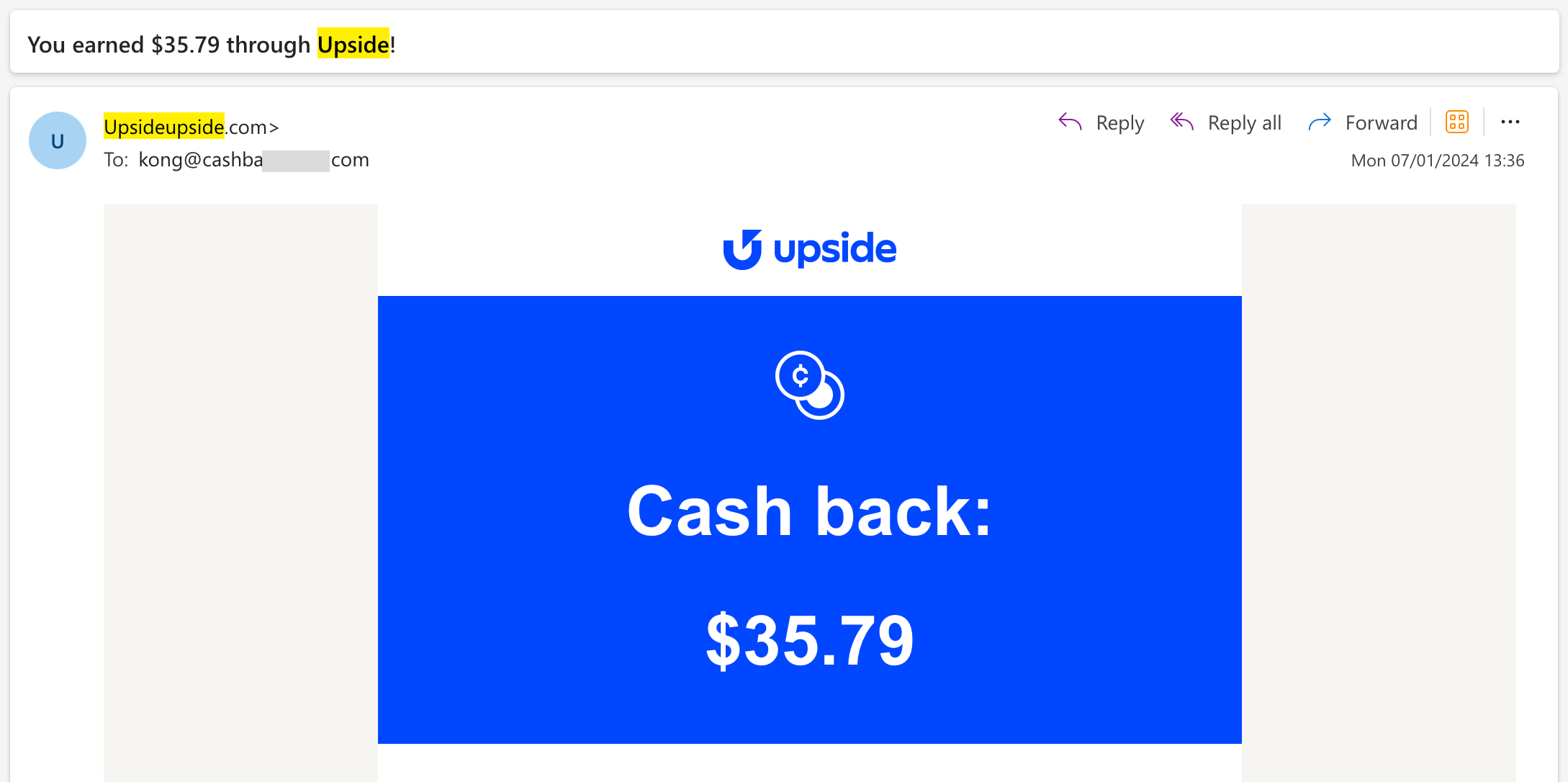 加油赚返现的手机应用 Upside 介绍【注册奖励 <img decoding=