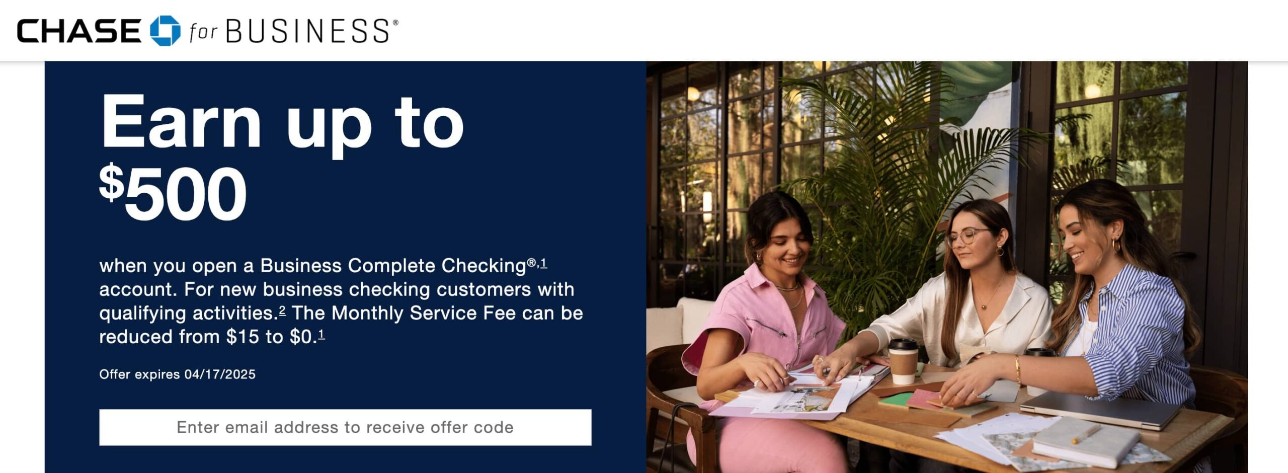 Chase 商业账户别错过：个人也能开，轻松获得开户 0 奖励